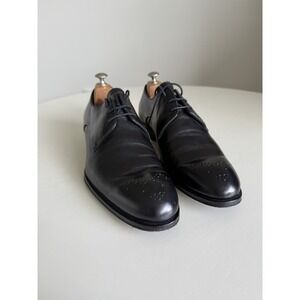 Mr. Hare Black Leather Oxford Dress Shoes Size 8 UK / 9 US Made In England